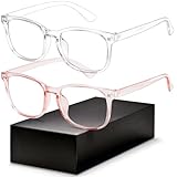 Gaoye Blue Light Blocking Glasses - Fashion Square Eyeglasses, Anti UV Ray...