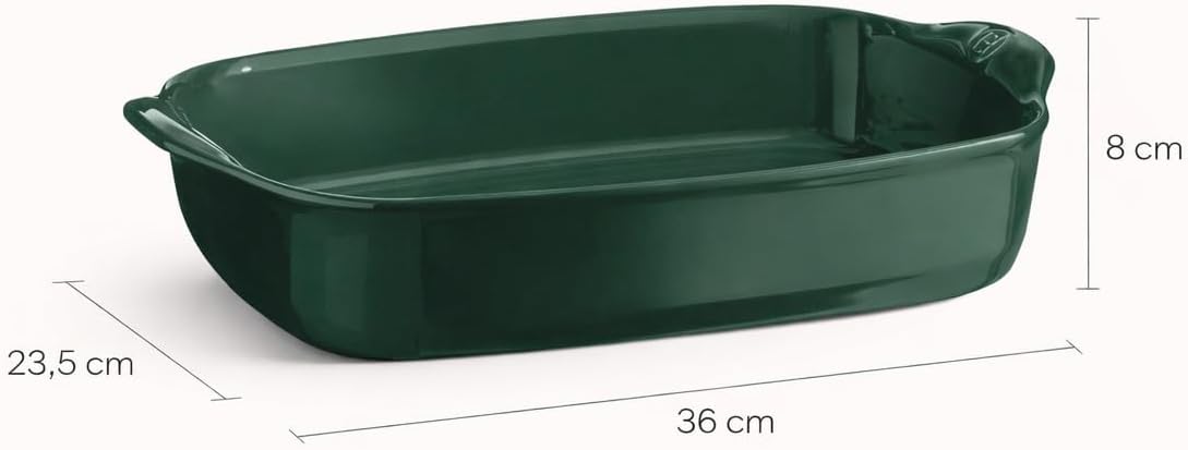 Emile Henry THE RIGHT DISH MEDIUM RECT. BAKING DISH 14.2 x 9.1|CEDAR