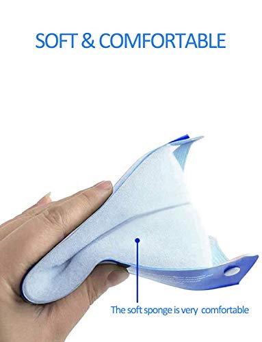 HUHETA Safety Face Shields 10 Pack, Protective Face Shield Mask with Clear Wide Visor, Lightweight Transparent Dustproof Windproof Full Face Shield, Elastic Band for Women Men with 2 Protective Films - Thumbnail 6