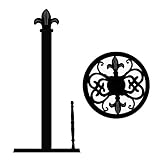 Home Basics PH44395 Cast Iron Fleur De Lis Paper Towel
