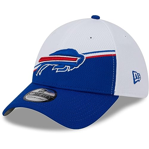 New Era 39Thirty Cap - Sideline 2023 Buffalo Bills - S/M White, S-M