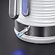 Russell Hobbs Wasserkocher [1,7l, 2400W] Inspire Weiss mit hochwertiger Hochglanz-Struktur (Schnellkochfunktion, herausnehmbarer Kalkfilter, Wasserstandsanzeige, abnehmbarer Deckel) Teekocher 24360-70
