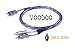 VOODOO Car Audio RCA Interconnect Cable OFC Copper (16.4 FT / 5 Meters)