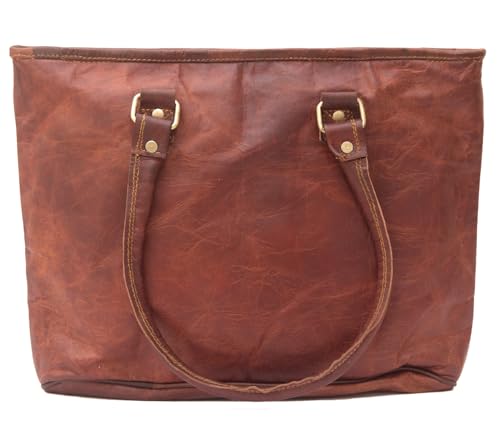 Firu-Handmade FH-000024 Leather Purse For Women Leather Tote Bag Satchel Vintage Genuine Leather Purses thumb #6