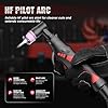 bestarc Pilot Arc Plasma Cutter, [LED Display][Air Sensor] 50A Plasma Cutter Machine 110/220V Dual Voltage, 1/2'' Clean Cut 3/4 Inch Max Cut, Post Flow Mesh, 2T/4T for Beginners DIY, Red