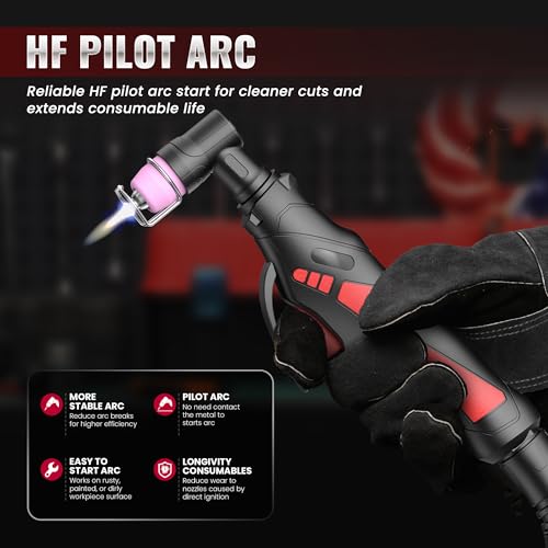 Image of 50A Plasma Cutter Machine, Pilot Arc, IGBT 110V /220V Dual Voltage