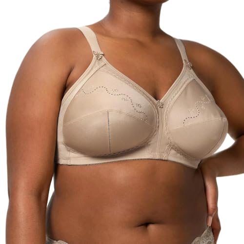 Triumph Mujer Doreen + Cotton 01 N, Non-Wired Bra, Skin, 105D