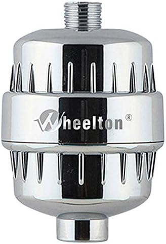 Wheelton Showerhead Filter to Remove Chlorine and Flouride with Replaceable Multi-Stage Filter Cartridge, Improve The Condition of Skin & Easy Installation for Multiple Faucet Shower Head