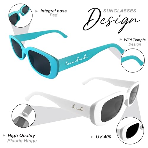 10 Pairs Bachelorette Sunglasses Bridesmaid Sunglasses for Bachelorette Party Decorations Favors4