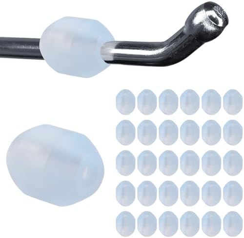 INCREWAY 100PCS Peg Hook Stoppers PVC Inventory Control Clips 4mm ...