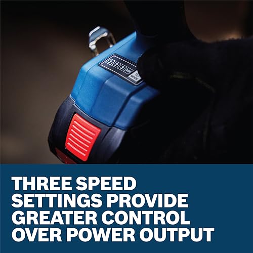 BOSCH GDS18V-350N 18V Brushless ½ In. Mid Torque Impact Wrench - 410 Ft.-Lbs Breakaway Torque, 250 Ft.-Lbs Fastening Torque, Compact Design (Bare Tool) - image 4