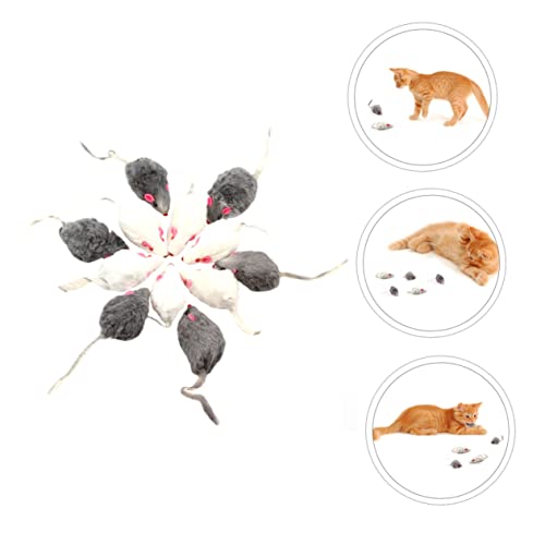 VANZACK 36 Peças rato brinquedo suprimentos para gatos brinquedo gato falso brinquedos brinquedo pel