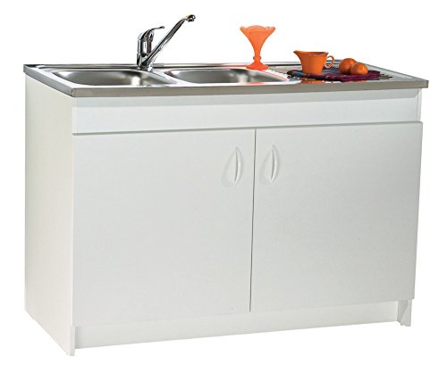 Unterschrank Liberty 80 x 58,6 x 82 cm, 2 Türen, Auswahl HLM, NF, weiß OEM 200183
