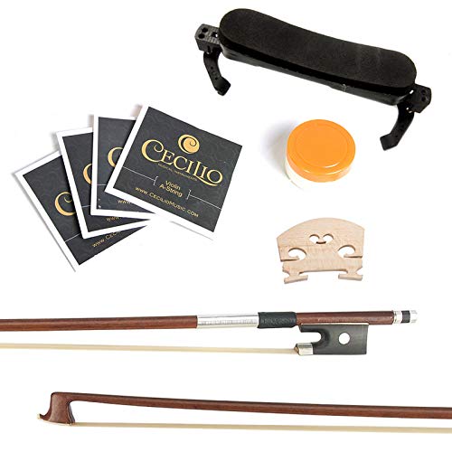 Mendini By Cecilio Violin For Beginners, Kids & Adults - Beginner Kit For Student W/Hard Case, Rosin, Bow - Starter Violins, Wooden Stringed Musical Instruments #TOP4