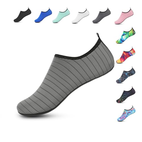 Barefoot Quick-Dry Water Shoes for Men Women Lightweight Aqua Socks for Swimming Beach