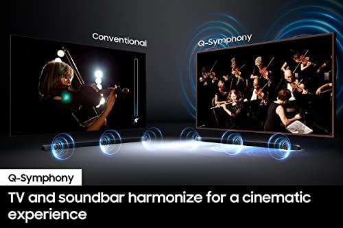Image of SAMSUNG HW-S800B /ZA 3.2.1ch Soundbar w / Wireless Dolby Atmos DTS Virtual:X, Ultra Slim Design, Q Symphony, SpaceFit Sound, Airplay 2, Game Pro Mode, Alexa Built-In, 2022, Black