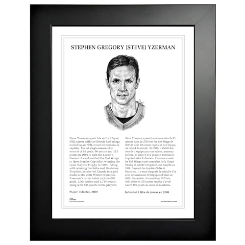 Mustang 2009 Steve Yzerman - Legends 12x16 Frame