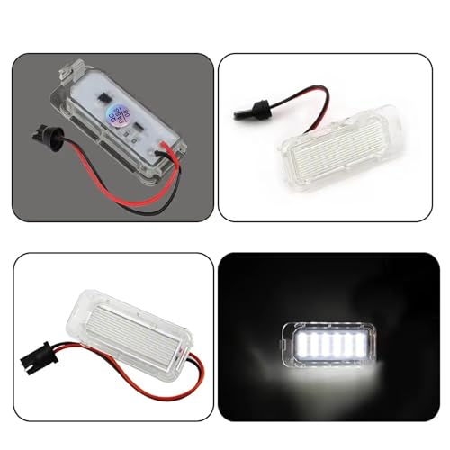 Lámpara de matrícula LED para solucionar luces fundidas en Ford 7