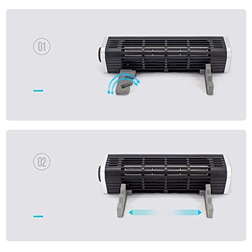 Base refrigerante ajustable para laptop con ventilador miniatura 5