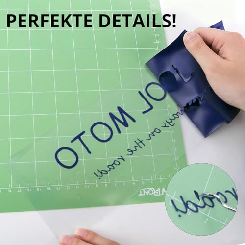 HTVRONT Plotterfolie Textil 30,5 cm x 4,57 m Flexfolie Dunkelblau für T-Shirts (Dunkelblau)