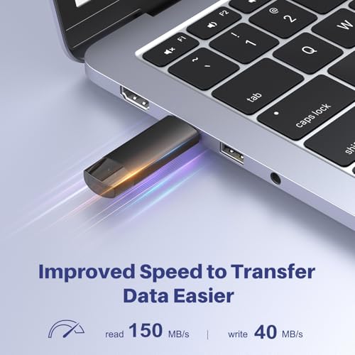 Image of 128GB USB C Flash Drive Dual USB 3.1 Flash Drive Type C + USB A Portable Type-C Flash Drive 2-in-1 USB-C Thumb Drive for Smartphone Tablet Computer Mac iPhone 15 Black