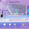 MAONO USB Gaming Microphone with Noise Cancellation, Computer PC Condenser Mic with RGB Light, Mute, Gain, Monitoring for Streaming, Podcast, YouTube, Twitch, Discord, PS5, PS4, DGM20S White #5