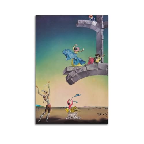 Art mural Salvador Dali pour habiller un mur vide avec une œuvre vintage