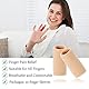 EDNYZAKRN Fingerschutz bei Verletzung, Fingerverband Fingerbandage Dehnbare Fingerhülle für Trigger Finger Arthritis Schwellung Basketball Fingerschutz