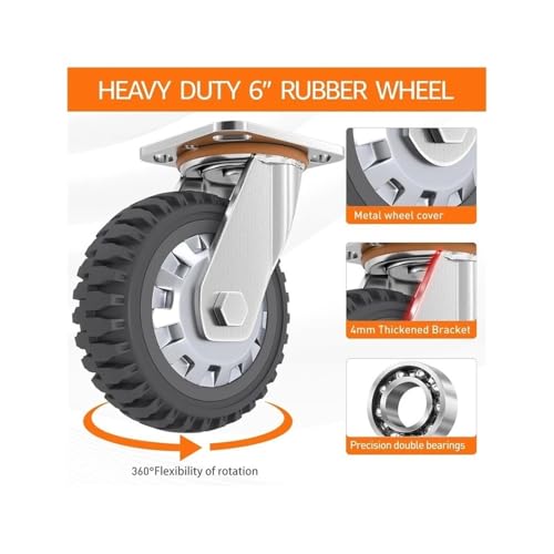 Carretilla plegable resistente con ruedas giratorias para carga miniatura 5