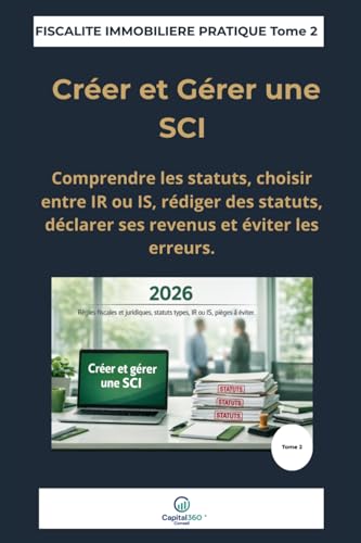 Créer et gérer une SCI: Comprendre les statuts, choisir entre IR ou IS, rédiger des statuts, déclarer ses revenus et éviter les erreurs.