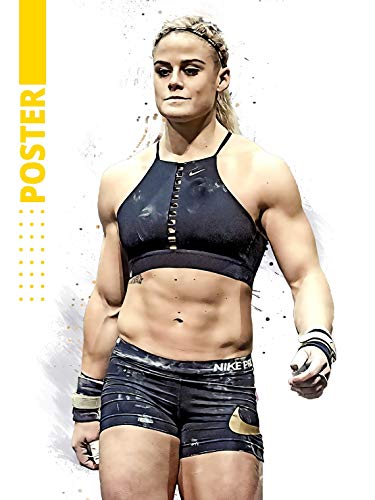 Sara Sigmundsdóttir Poster, Sara Sigmundsdóttir Art Print, CrossFit Poster, CrossFit Print, CrossFit Decor, Watercolour Sport Poster, Sport Art Decoration, Man Cave Gifts (L - 24 x 32 inch (61 x 81 cm))