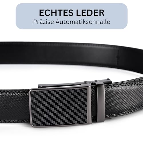 Automatik Gürtel Frentree für Herren aus Echtleder mit Ratsche