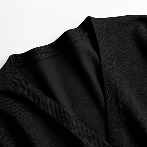 Womens Cardigan Sweaters Lightweight Long Sleeve Button Down Knit Cardigan Open Front V Neck Outwear Fall Outfits3