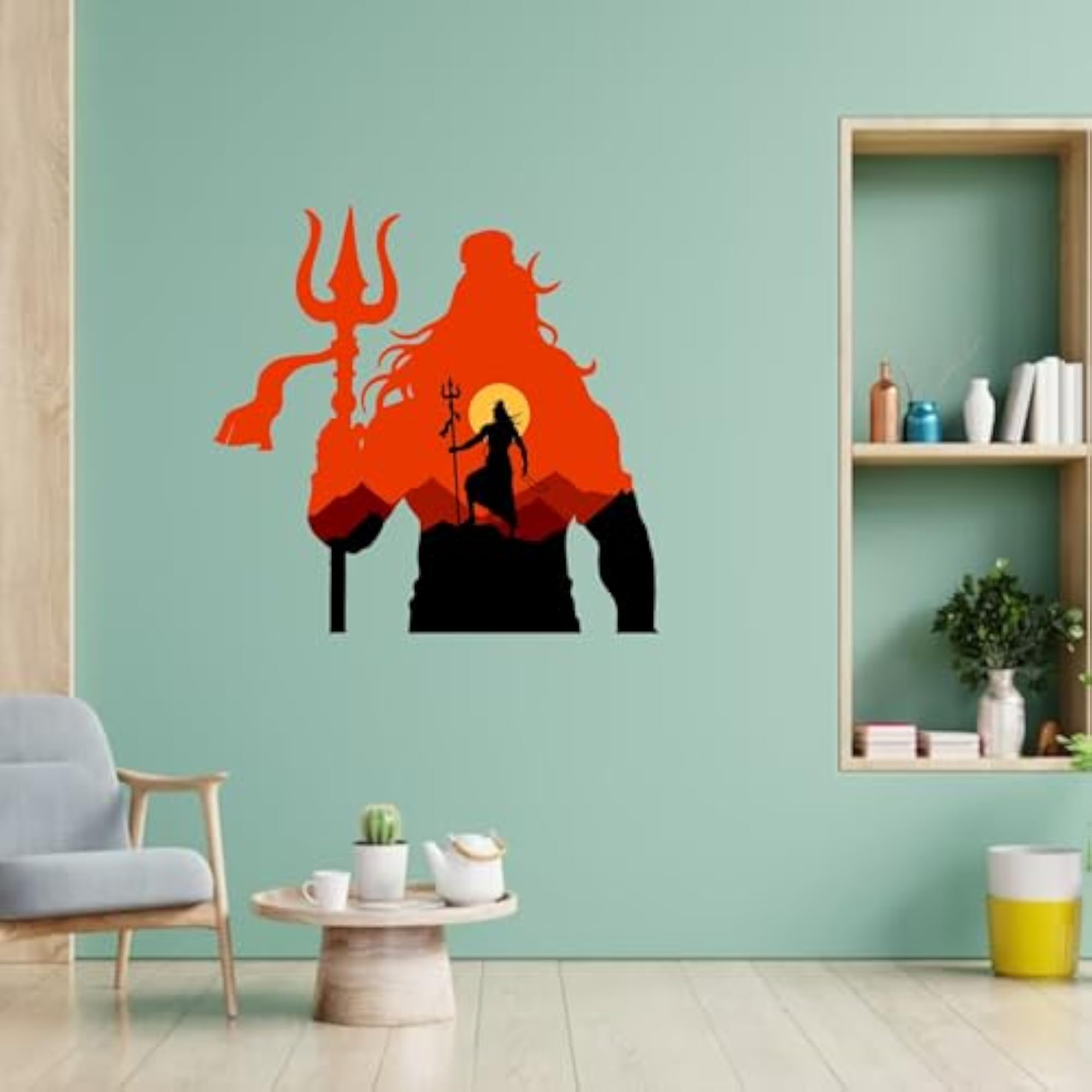 Lord Shiva Decorative Vinyl Wall Sticker for Home