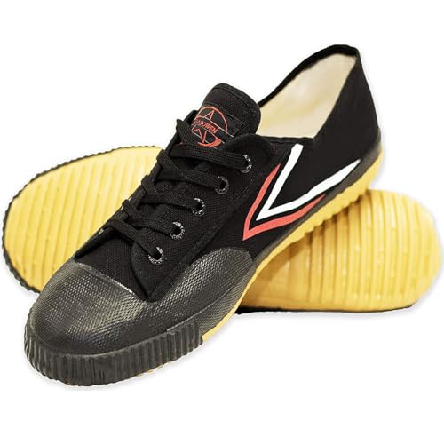DABOWEN Top One Kung Fu Running Shoes,Slip on Shoes-Black 45(Men 11|Women 12.5)