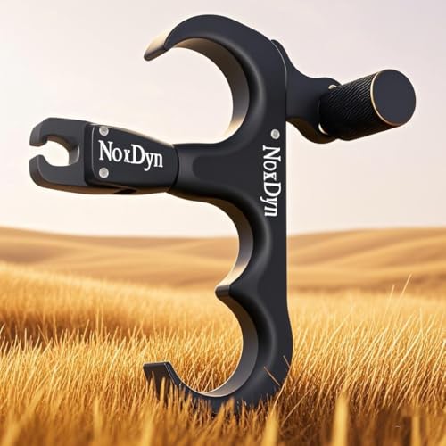 Déclencheur de tir à l'arc rotatif avec grip ergonomique en alliage robuste - 4