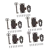 Serrures pour tiroirs - la serrure convient à une utilisation sur une variété de meubles, offrant des options de sécurité polyvalentes pour vos objets de valeur, serrure de tiroir en alliage de zinc