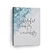 Psalm You are Beautiful for You are Fearfully and Wonderfully Made Quote Hand Lettering and Watercolor Paint Scripture Wall Art Bible Verse Canvas Print Home Decor Stretched Ready to Hang - 12x8