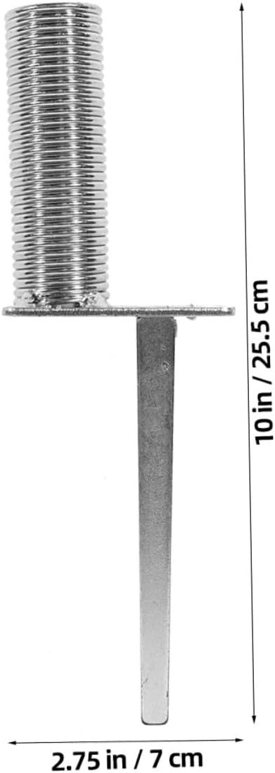 Toyvian 4Pcs Spring-loaded Football Flagpole Holders with Ground Stakes for Soccer Training Stable Corner Flag Spring Bases for Enhanced Stability and Easy Transport