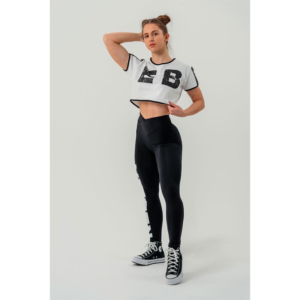 Nebbia Scrunch Leggings für Damen – Push Up Yogahose mit V-förmigem Bund und Kompressionsmaterial – Blickdichte Scrunch Butt Leggings Sportbekleidung Hosen für Training, Leggins Damen