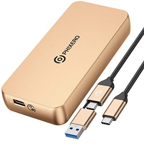 Carcasa PHIXERO 40Gbps NVMe USB 4.0 para SSD M.2 2280 miniatura 1