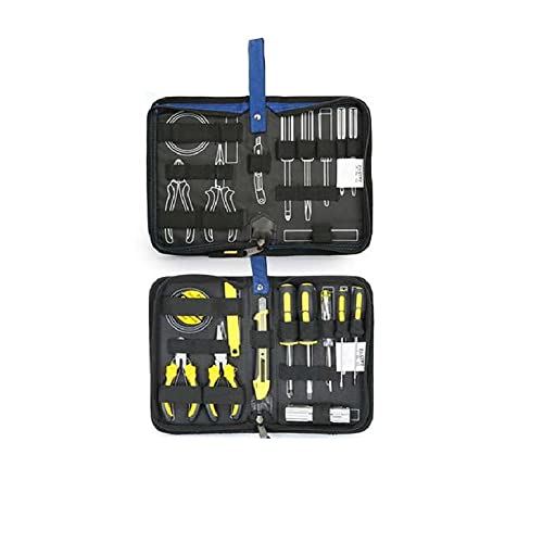 Utoolmart Professional Tool Pouch,Oxford Canvas Tool Pockets, Heavy Duty Tool Organizer,Fully Adjustable Work Belt,Waterproof,Protective Work Bag Navy Blue Large Upgraded Version 1 Pcs #TOP3