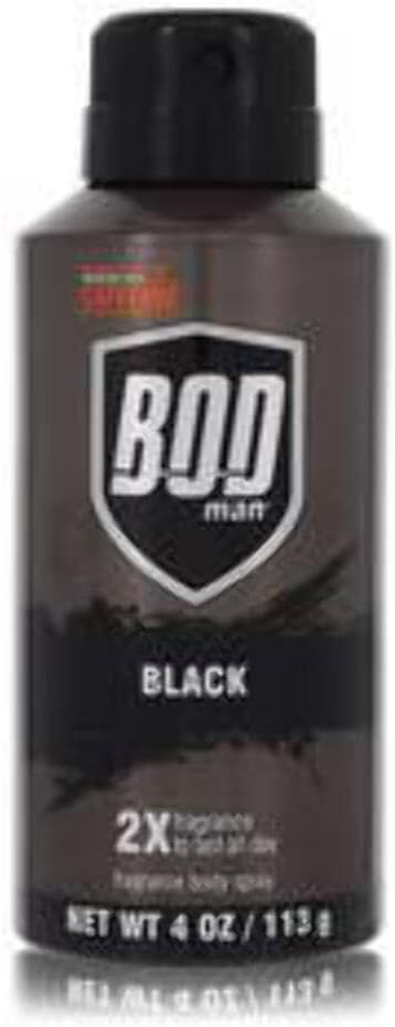 Bod Man Really Black 4 oz Deodorant Spray by Bod Man