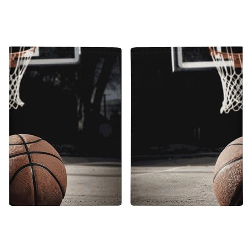 Étui passeport cuir basket-ball anti-pliure : sécurisez vos documents de voyage