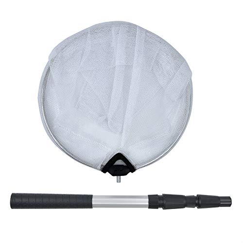 SAYAYA Telescopic Butterfly Net Fishing Nets Insect Net with 12 Inch Ring, Handle Extends to 36 Inch