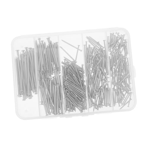 Image of Versatile Hardware Nails Kit for Picture Frames Wall Mounting Drywall Decorative Nails Easy Storage