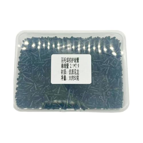 TISHITA プレミアムバドミントンラケットグロメット:修理・交換用の耐久性に ストリングアクセサリー, シングル用 2.1x7.9mm