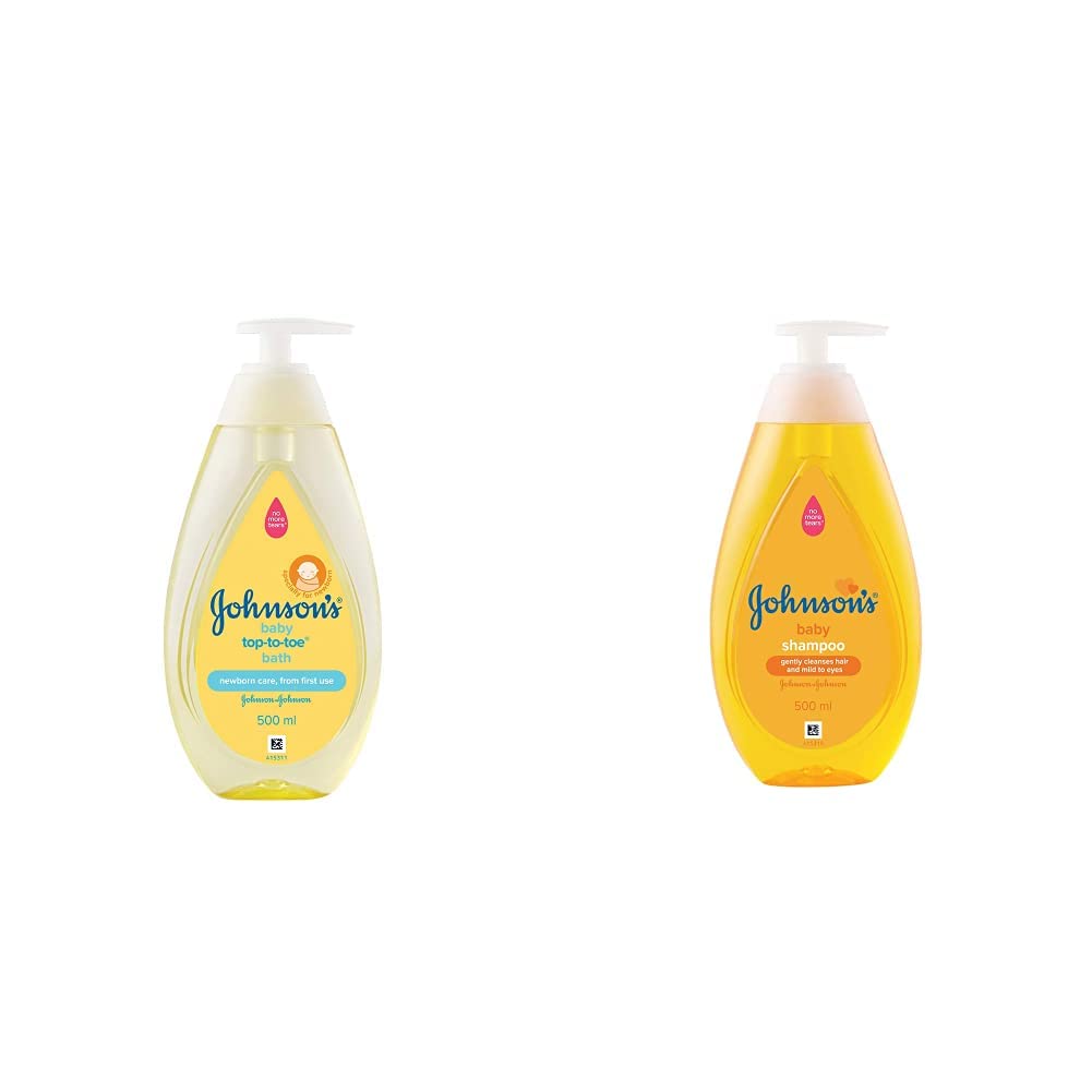 Johnson's Baby Top to Toe Baby Bath 500ml & Johnson's Baby No More Tears Baby Shampoo 500ml-picture-37