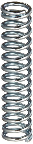 Prime-Line SP 9724 Compression Spring, Spring Steel Construction, Nickel-Plated Finish, 0.047 GA x 11/32 In. x 1-1/2 In. (4 Pack)
