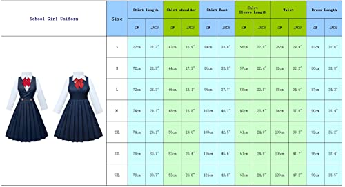 Classic Japanese School Girls Sailor Suit Dress Shirt Skirt Jk Kawaii Anime Bunny Ears Cosplay Costumes Socks Bow Set Pink L #TOP4